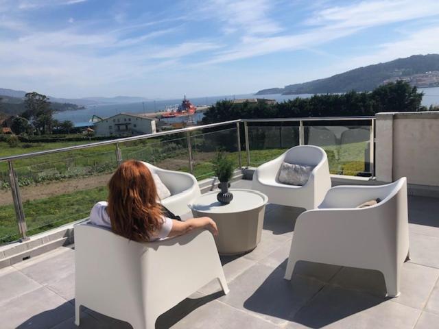A Neida Casa Con Terraza Con Vistas Al Mar Villa Cee Luaran gambar